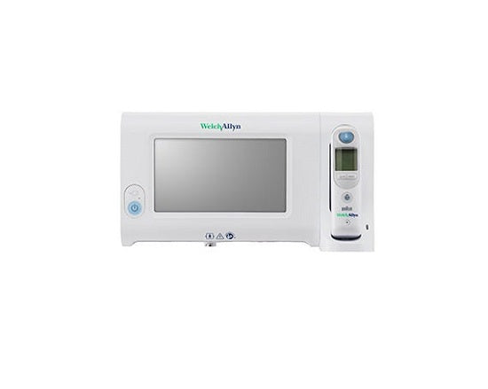 Welch Allyn Connex Spot Monitors & Accessories - Connex Spot Monitor with SureBP Noninvasive Blood Pressure, Masimo SpO2 and Braun ThermoScan PRO 6000 Ear Thermometer - 74ME-B