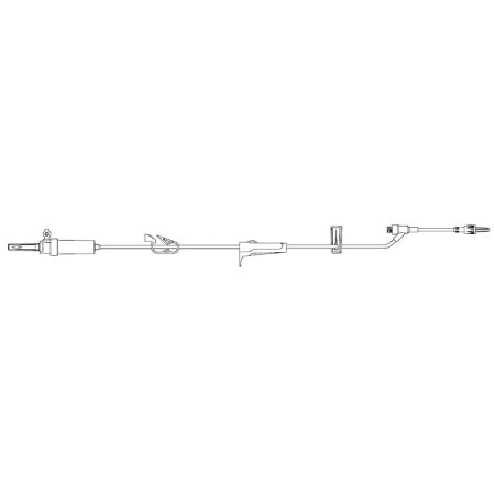 Zyno Medical IV Administration Sets - IV Administration Set, 105" 20 Drop, Disposable, Male, Luer Lock - B2-70070