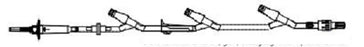 ICU Medical Primary Administration Sets - Primary Set with 3 Microclave Luer, 60 Drop, 13.9 mL, 110" - B9900-07