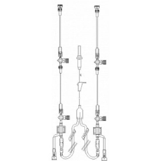 ICU Medical Transpac IV Bifurcated Monitoring Kits - KIT, PRESSURE MNTR, W/TRANSDUCER, 72 - 42652-05