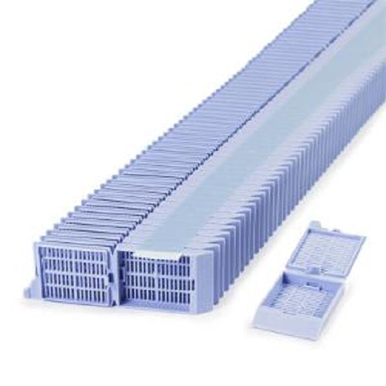 Simport Unisette Tissue Cassettes for Leica / Sakura Printers - CASSETTE, UNI, TISSUE, 45 DEG, STACK, BLUE - M525-6T