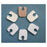 Silipos Pedi-Pads Orthopedic Toe Pads - No. 105 Felt Pedi-Pads - 1555845