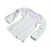Medline Slipover Infant Shirts - Baby Short Sleeve Shirt, White 1 D, Small - MDTDDR055BS