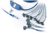 Welch Allyn Patient Cable, AHA, 10 Non-Replaceable Leads - 10-Lead Patient Cable, Pinch AHA, 43" - 60-00184-01