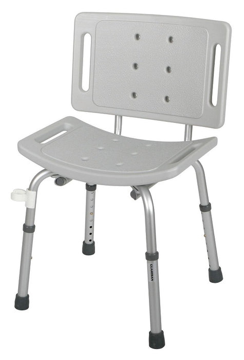 Medline Shower Chair with Back - DBD-CHAIR, SHOWER, W/O BACK, 250 LB CAP, EA - G30401-4M