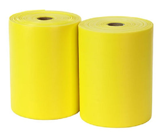 Fabrication Enterprises Inc Sup-R Band Exercise Bands - SUP-R BAND, 100YD, LTX FREE, 2PK, YLW, LVL2 - 10-6331