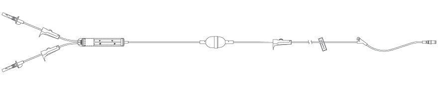 Pfizer Macrobore Blood Admistration Sets - Blood Administration Set, Y-Type, 200 Micron - 12730-02