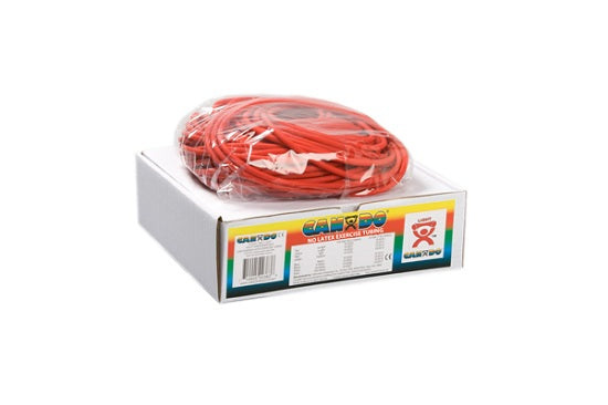 Fabrication Enterprises Inc CanDo Exercise Tubes - Exercise Tubing, Level 3, 100', Red - 10-5722