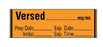 Shamrock Scientific Medication / Drug Labels - Anesthesia Drug Label for Syringe Identification, Versed, Exp, Date, Time, 1/2" x 500" - SA-213-EXP