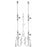 ICU Medical Transpac IV Bifurcated Monitoring Kits - KIT, PRESSURE MNTR, W/TRANSDUCER, 72" - 42652-05
