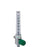 Precision Medical Chemetron Flowmeters - Chrome Flowmeter with Chemetron Adapter with Restrictor, 0-70 LPM O2 - 1MFA8006DR40