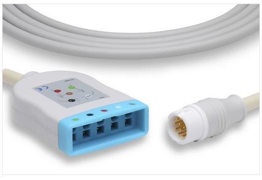 Cables & Sensors ECG Trunk Cables - CABLE, TRUNK, ECG, PHILIPS, 5 LEADS - TA-25850