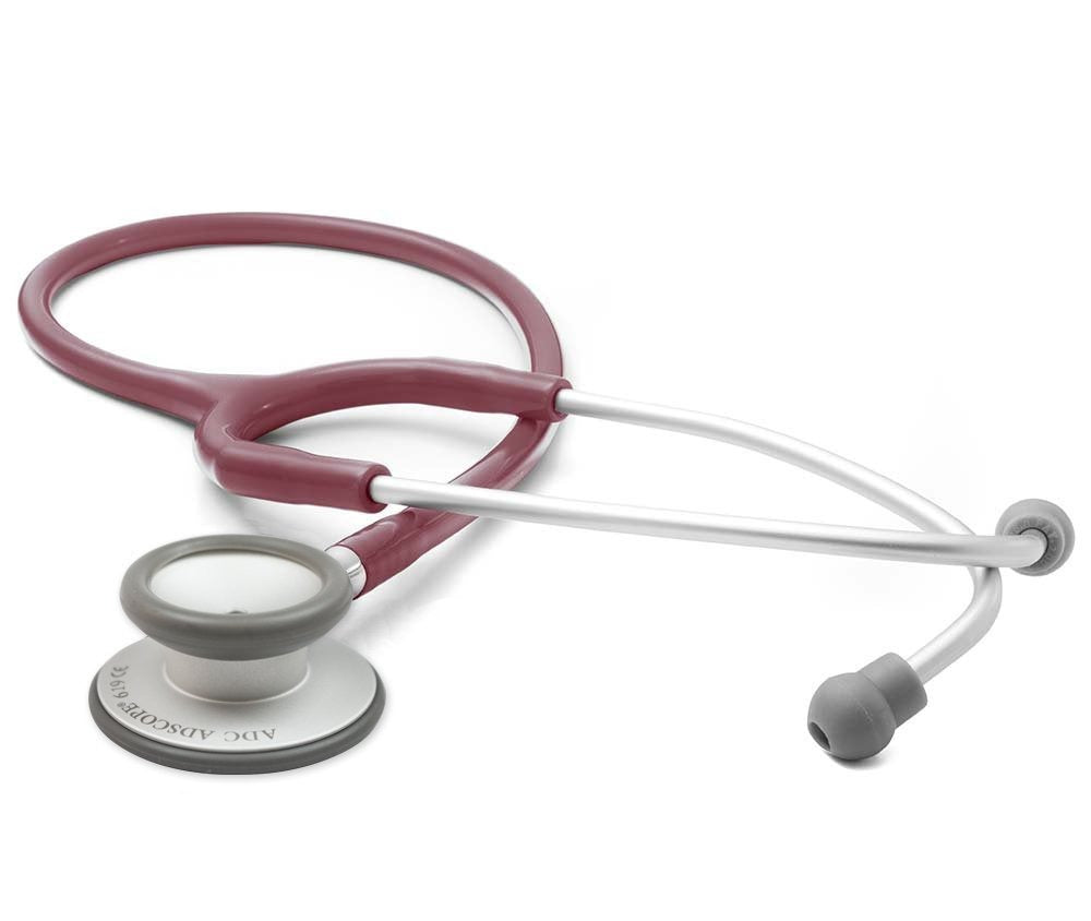 ADC Adscope-lite 619 Stethoscopes - STETHOSCOPE, ADSCOPE-LITE, BURGANDY - 619BD