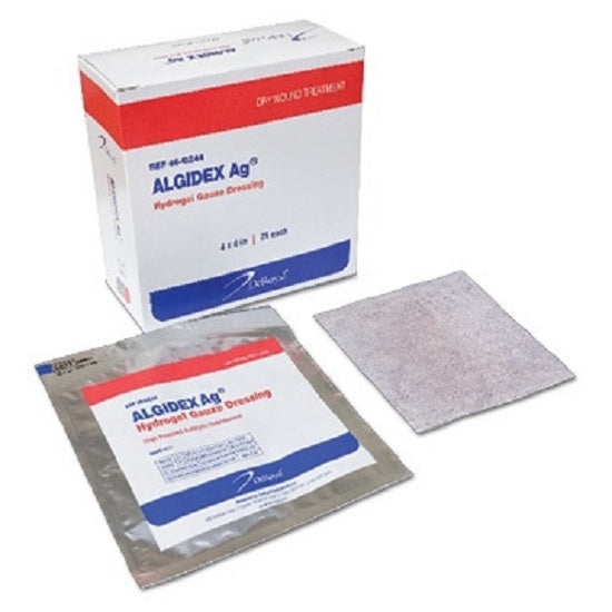 DeRoyal Algidex Ag Hydrogel Autolytic Debridement Dressings - Algidex Ag Wet Dressing, Sterile, 4 DeRoyal Algidex Ag Hydrogel Autolytic Debridement Dressings - Algidex Ag Wet Dressing, Sterile, 4