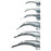 SunMed LED Macintosh American Profile Blades - Conventional Laryngoscope Macintosh American Blade with LED Illumination, Infant, Size 1 - 5-5852-01