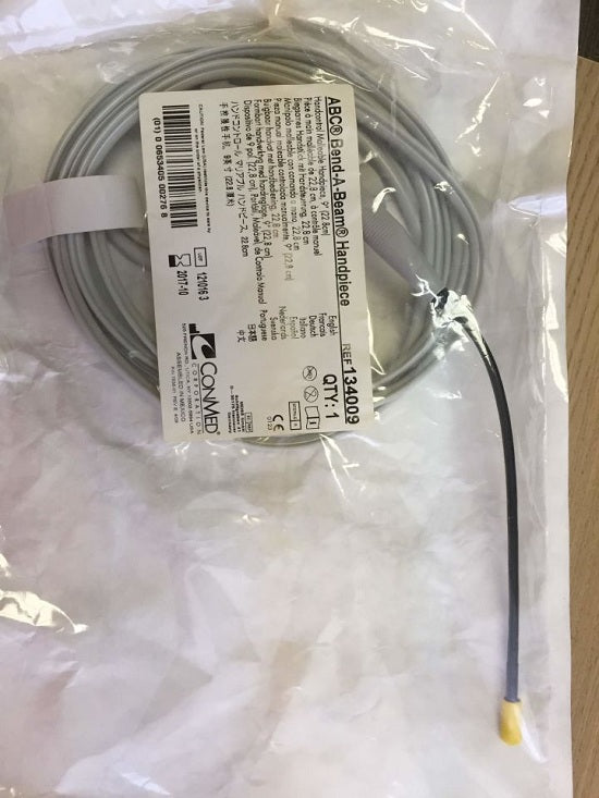 Conmed Bend-A-Beam Malleable ABC 9" Surgical Hand Piece - Bend-A-Beam Hand Control Handpiece, 9" - 134009