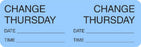 Briggs Change Day Labels - LABEL, CHANGE THURSDAY - L-2134N