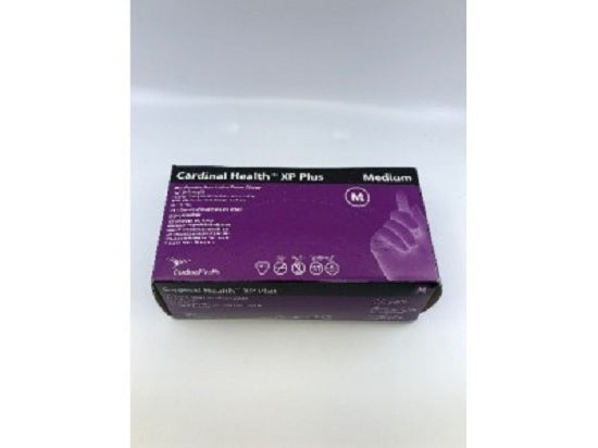 Cardinal Health Extened Cuff Latex Exam Gloves - Extended Cuff Latex Exam Gloves, Blue, Size M - L88HRM