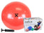 Fabrication Enterprises, Inc. CanDo Inflatable Exercise Balls - Inflatable Exercise Ball with Pump, 30" - 30-1847