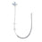 Avanos Medical, Inc. MIC-KEY Jejunal Feeding Tube Kit with ENFit Connectors - Radio-Opaque MIC-KEY Transgastric Jejunal Feeding Tube with Connector, 18 Fr - 8200-18