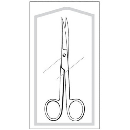 Sklar Econo Sterile Operating Scissors - Econo Sterile Operating Scissors, Curved, Sharp / Sharp, 5-1/2" - 96-2525