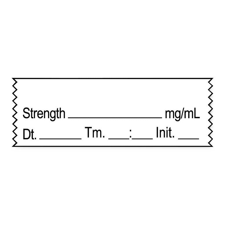 United Ad Label Anesthesia Tapes - Anesthesia Tape Labels, 1-1/2