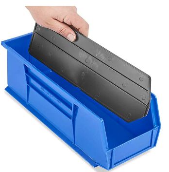 ULINE Shelf Bin Dividers - DIVIDER, BIN, 15X5, 6/PK - S-12418D