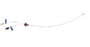 Teleflex Medical 2-Lumen CV Catheterization Kits - Dual Lumen CVC Catheterization Kit, 4 Fr x 30 cm - AK-16402