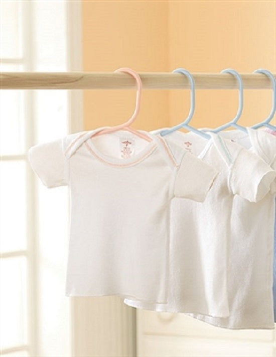 Medline Slipover Infant Shirts - Baby Short Sleeve Shirt, White, Medium - MDTDDR055BM