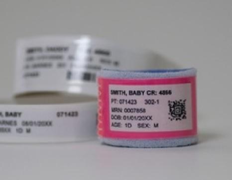 PHG Technologies Pediatric Identification Bands With Shield - Pediatric Wristbands with Shield, 0.625" x 7", Yellow - 20-201 Y