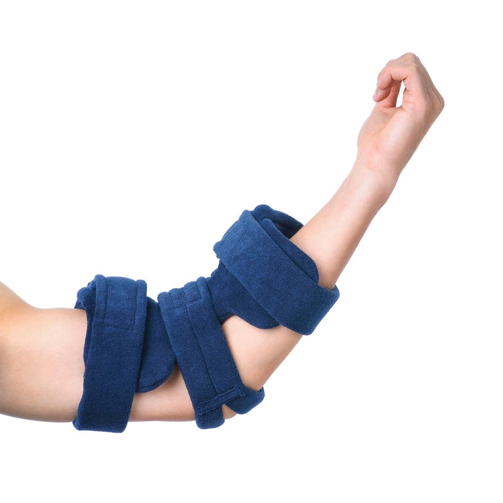 Comfy Splint Elbow Orthosis Splints - Elbow Splint, Pediatric, Terry Cover, Small, Navy - PE-101-S-NB