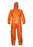 DuPont Tychem 6000 Coveralls - Tychem 6000FR Zipper Front Coverall with Hood, Elastic Wrist and Ankle, Storm Flap, Orange, Size 2XL, , NFPA 1992 and 2112, Berry Compliant - TP198TOR2X0002BN
