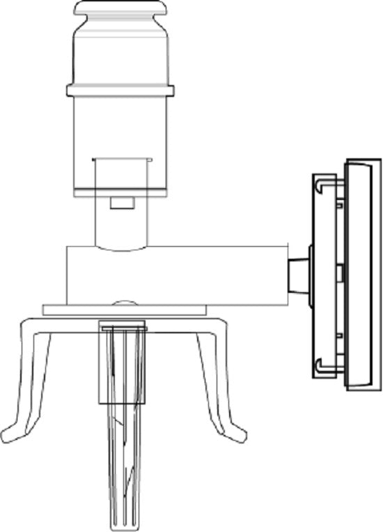 ICU Medical ChemoLock Closed System Transfer Device - Chemolock Vial Spike, 28 mm - CL-80SL