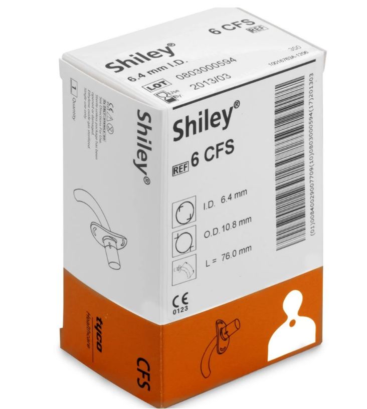 Nasco Life / form Adult Patient Education Tracheostomy Tubes - Replacement Trach Tubes for Life / form, 6.4 mm ID/10.8 mm OD, 76 mm L, Educational Use Only - LF01170U