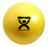 Fabrication Enterprises CushyAir Inflatable Hand Ball - HAND BALL, CUSHY, YELLOW, 10" (25 CM - 30-1740Y