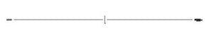 ICU Medical Small Bore Extension Set - Small Bore Extension Set with Clamp, Rotating Luer, 74" - 6464-01