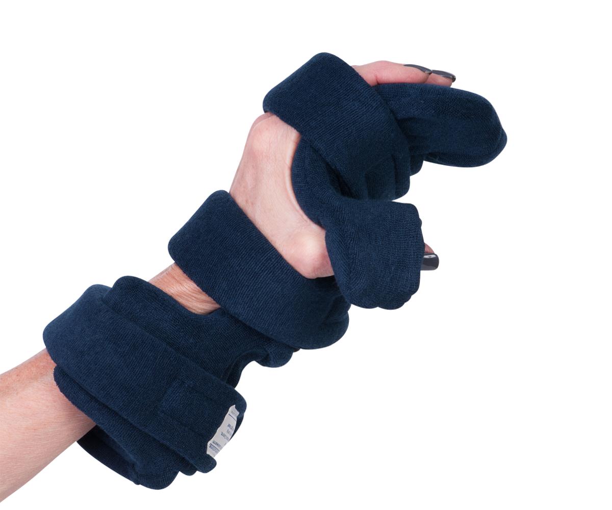 Comfy Splints Comfy Splint Spring Loaded Goniometer Opposition Hand Orthosis - SPLNT, SPRG OPP HND / THM, PED-L, S, PURP, TERY - PSLOPH-101-S-LEFT