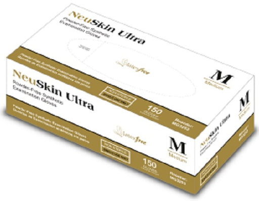 Medgluv Stretchy-Vinyl Powder-Free Exam Gloves - Stretch Vinyl Exam Glove, Powder Free, Size L - MG3254