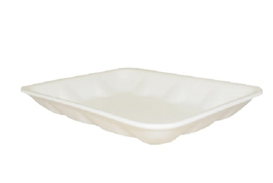 Pactiv White Foam Supermarket Trays - Supermarket Tray, White Foam - 0TF104D10000
