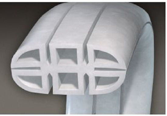 Cardinal Health Hemaduct Wound Drains - Hemaduct 102 cm Flat Wound Drain with 7 mm x 20 cm Full-Length Ducts - JP-HUF070