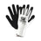 West Chester Barracuda White HPPE Nitrile Gloves - HPPE Shell Glove, Black Foam, Size L - 713HGWFN/L