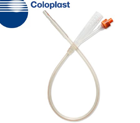 Coloplast Folysil 2-Way Open Tip Foley Catheters - Folysil 2-Way Silicone Catheter, Open Tip, 15 cc, 12 Fr - AA6412