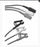 Conmed FSR Shielded Safety Leadwires - FSR Series Shielded Grabber Leadwire, 24" - FSA24-003R