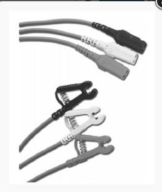 Conmed FSR Shielded Safety Leadwires - FSR Series Shielded Grabber Leadwire, 24" - FSA24-003R