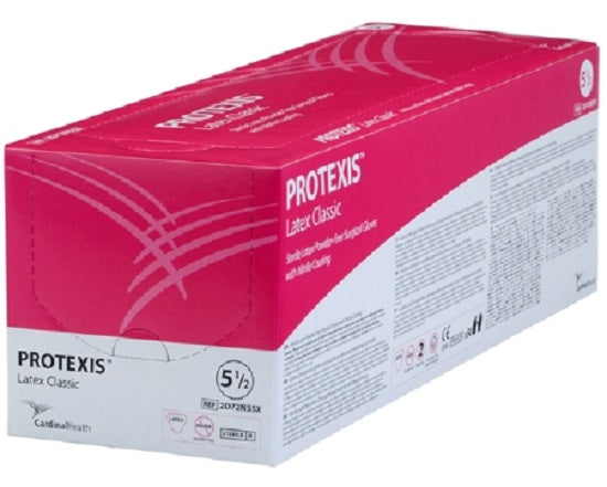 Cardinal Health Protexis Latex Powder-Free Surgical Gloves - Protexis Classic Surgical Glove, Latex 5.5 - 2D72N55X
