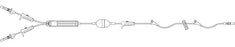 ICU Medical Macrobore Blood Administration Set - Primary Blood Administration Set with Prepierced Y-Sites and 200-Micron Filter, 100" - 1271802