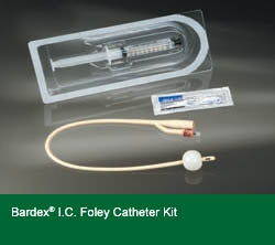 CR Bard Lubri-Sil I. C. Drain Bag Foley Trays - Foley Catheter Tray with Drain Bag and Syringe, 14 Fr, 10 mL - 930114