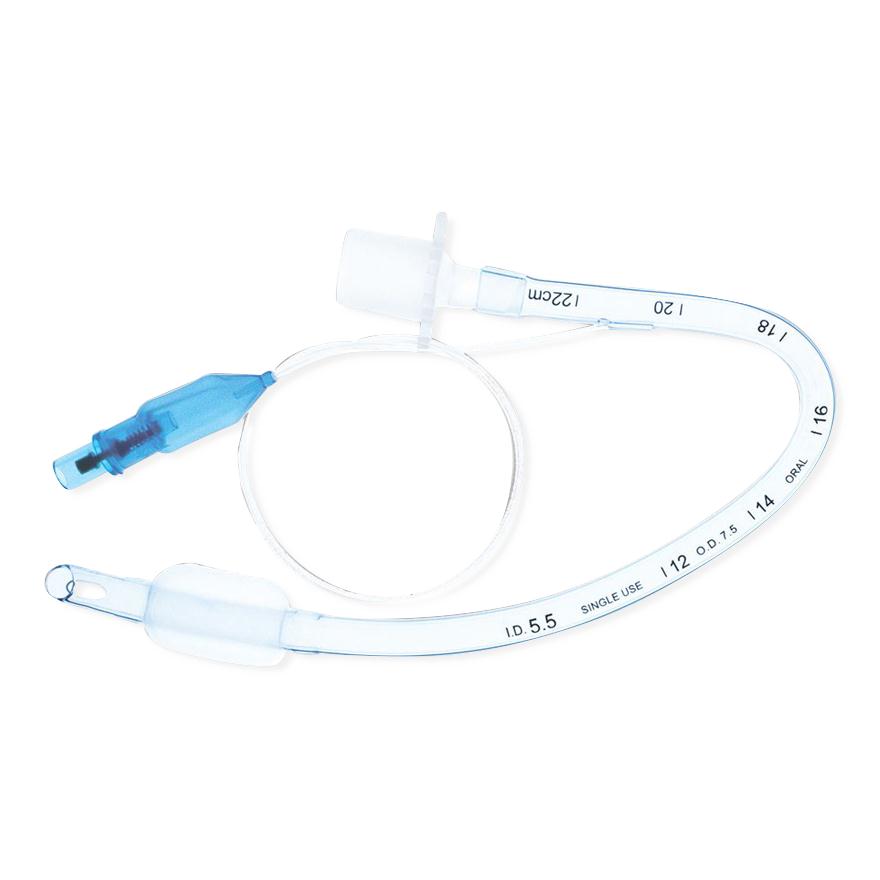 SunMed Cuffed Preformed Oral Endotracheal Tubes - Disposable Cuffed Preformed (ATG) (RAE) Oral Endotracheal Tube with 6.0 mm ID, 24 Fr - 1-7321-60