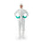 Nitritex Canada BioClean-D Sterile Coverall with Hood - BioClean-D Sterile Disposable Coveralls with Elastic Wrists and Ankles, Hood, White, Size S - S-BDCHT-S