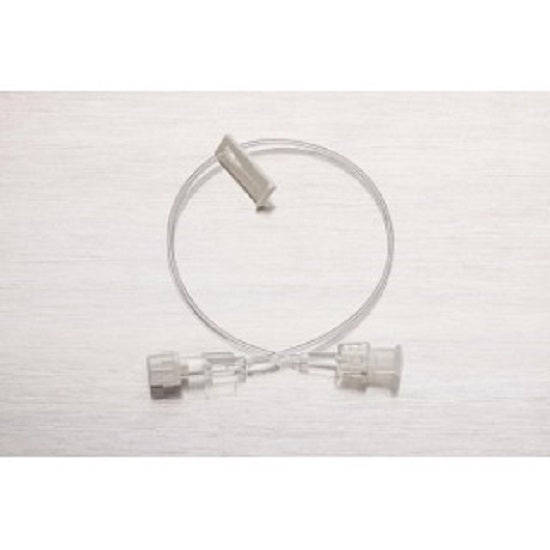 Nexus Medical Microbore IV Extension Sets - IV Extension Set with M / F Luer Lock and Clamp, 0.3 mL, 12" - N0003